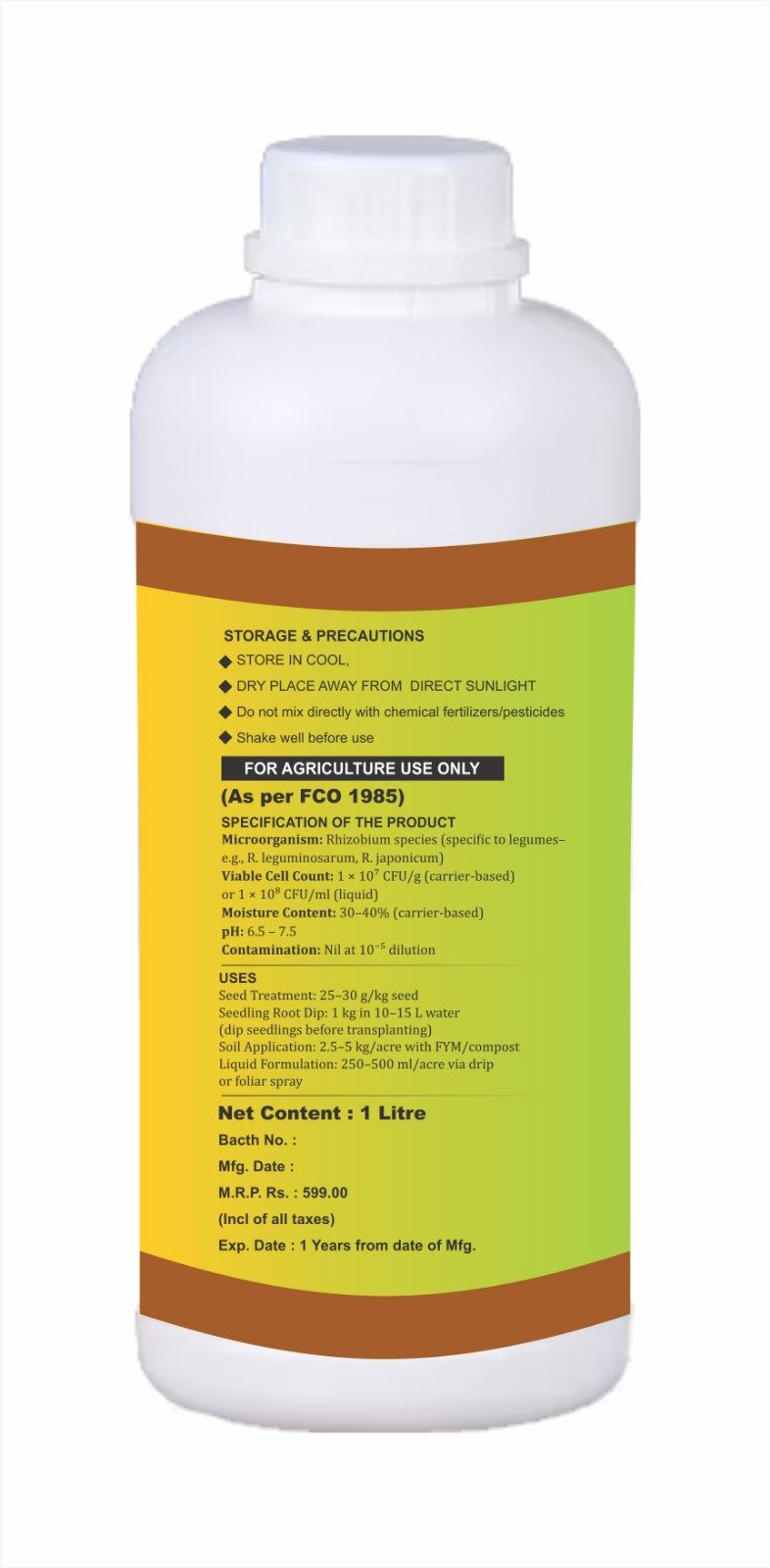 Rhizobium Inocultants (Bio Fertilizer)-IS:8268 - Image 3